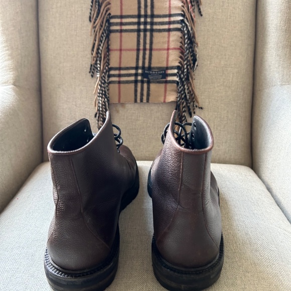 Men’s Burberry Brown Leather Boots size 45 main image 5